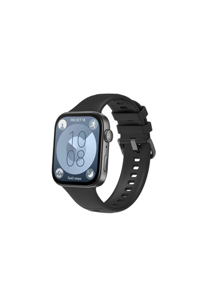 CT STONES سوار هواوي واتش فيت 3 الكلاسيكي - أسود