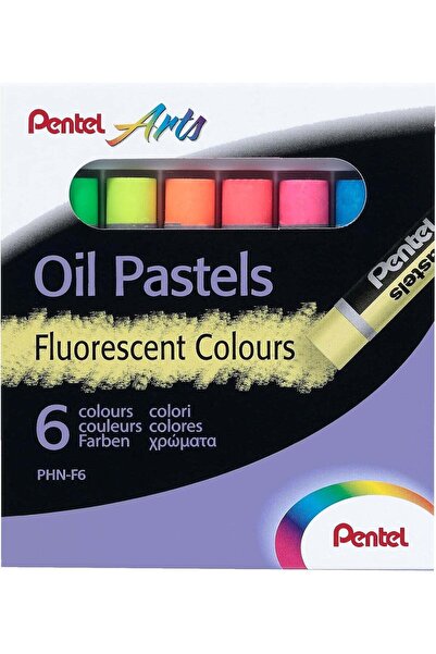 Pentel مجموعة ألوان باستيل زيتية فلورية، 6 ألوان متنوعة