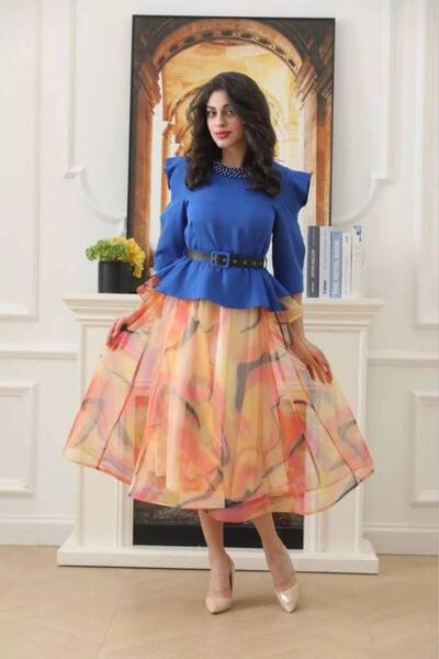 alestafham Midi dress with long sleeves