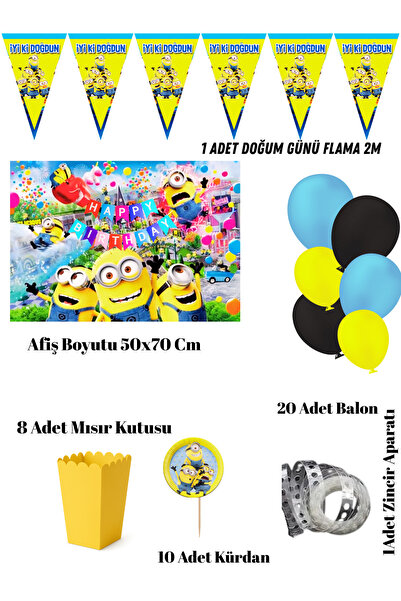 HAPPYLOOPPARTY Minions Minions Birthday Party Set
