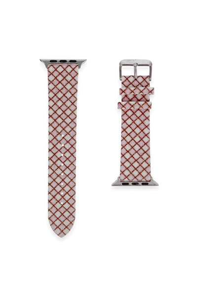 CT STONES Watch 42mm Tile Motif Strap - Pink