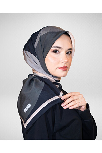 Akel Spring Viskon Eşarp %80 Viskon %20 Polyester –Geometrik Desenli