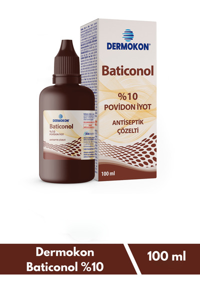 Dermokon Baticonol Povidon Iyot %10 Çözelti 100 ml