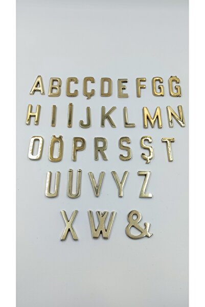 Kalender Döküm Brass Cast Letter 4cm