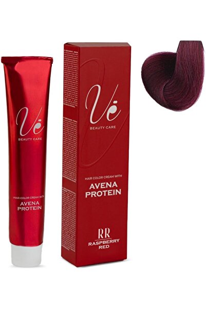 Ve Beauty Care Hair Color Cream #RR Raspberry Red – Permanent Hair Dye, 100ml