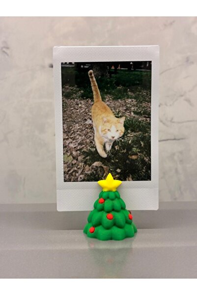 Edoka Tasarım 3lü Yılbaşı Ağacı Instax Fotoğraf Tutucu