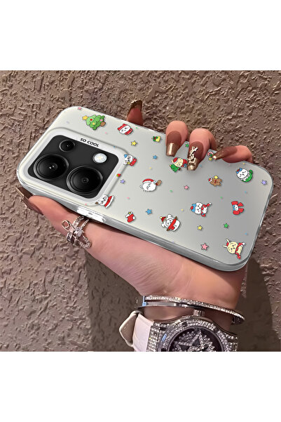 ucuc حافظة سيليكون مضادة للسقوط متوافقة مع هاتف Xiaomi Poco M6 Pro 4G بنمط سا...