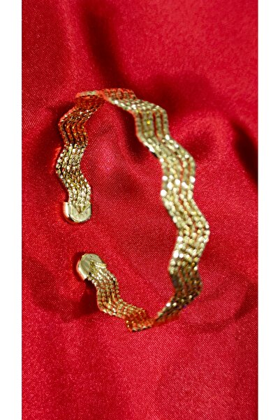 Çelik Stainless Steel Bracelet for Women, Gold, Hypoallergenic