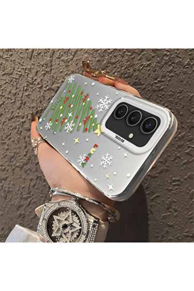 ucuc حافظة سامسونج جالاكسي إس 24 بلس المتوافقة مع نمط شجرة عيد الميلاد من الس...