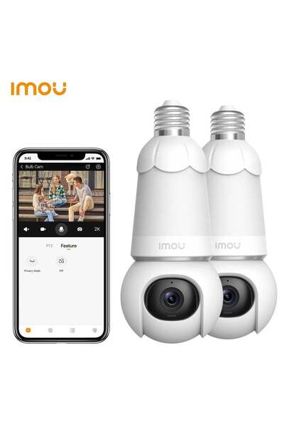 IMO 2-Pack 2K 3MP Bulb Camera
