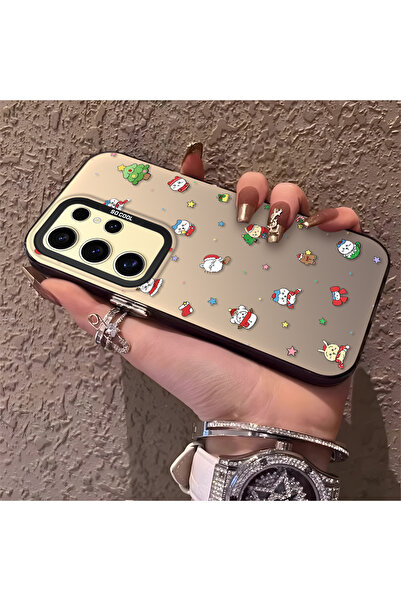 ucuc حافظة سامسونج جالاكسي S24 الترا المتوافقة مع نمط سانتا كلوز من السيليكون...