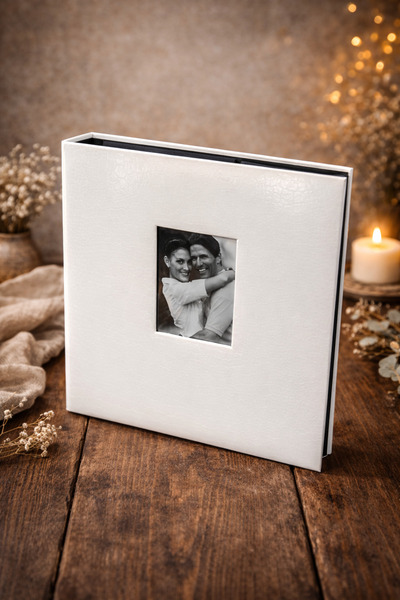 simplex ألبوم صور مربع كبير الحجم 34 × 34 سم يتسع لـ 500 صورة مقاس 10 × 15 – ...