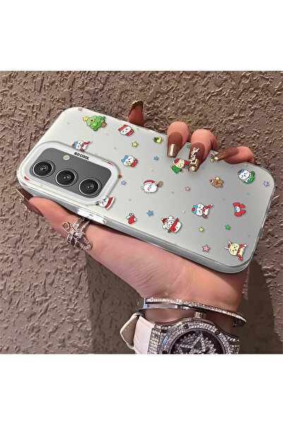 ucuc حافظة سيليكون مضادة للسقوط متوافقة مع هاتف سامسونج جالاكسي S24 بنمط سانت...