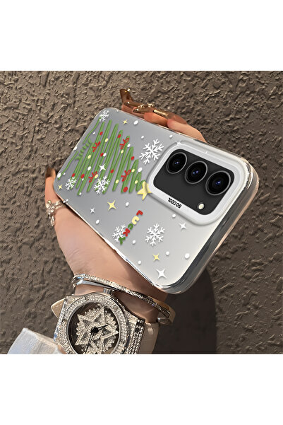 ucuc حافظة سيليكون مضادة للسقوط بنمط شجرة عيد الميلاد متوافقة مع هاتف سامسونج...