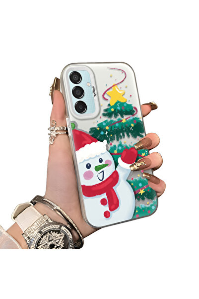 ucuc حافظة سيليكون مضادة للسقوط متوافقة مع نمط ندفة الثلج لعيد الميلاد لهاتف ...