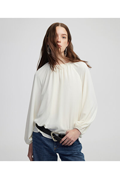 İpekyol Büzgülü bluz