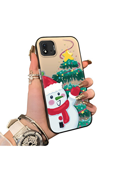 ucuc حافظة سيليكون مضادة للسقوط بنمط ندفة الثلج لعيد الميلاد متوافقة مع هاتف ...