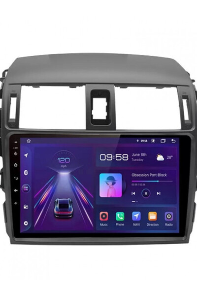 NAVI-ABC Toyota Corolla E15 (2007-2013) Navigație dedicată 9" 2GB RAM 64GB 4-...