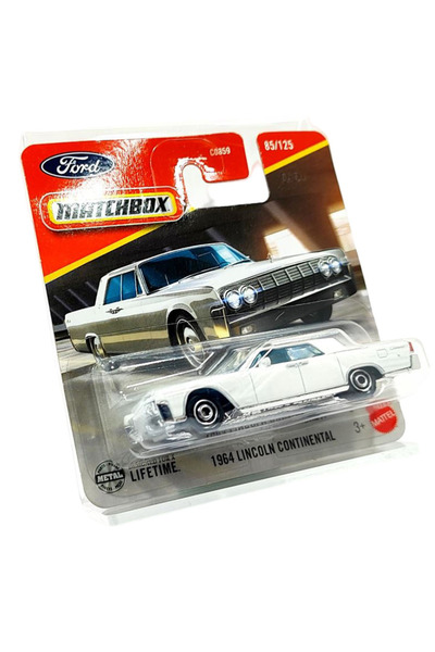 HOT WHEELS Matchbox - 1964 Lincoln Continental - Beyaz (1/64) 2025 Üretim