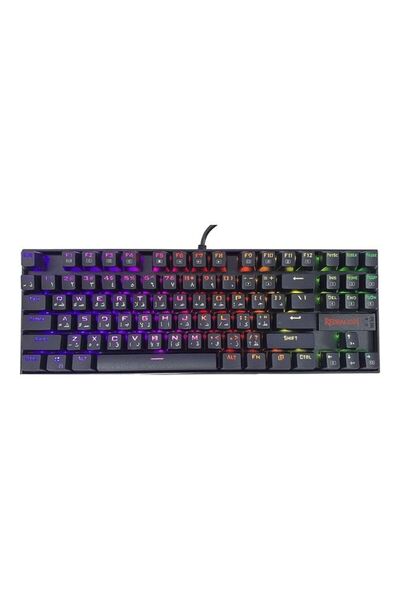 REDRAGON Kumara K552-RGB Tenkeyless Mechanical Gaming Keyboard (Arabic & English, Blue Switches)