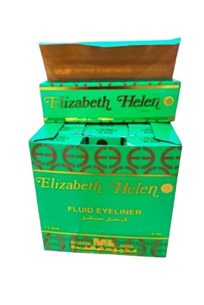 Elizabeth Helen كحل ومحدد عيون محمود سعيد أسود 3 قطع 12*10 مل