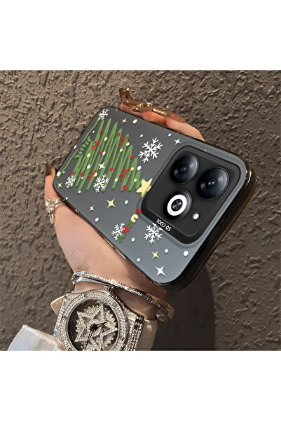 ucuc حافظة سيليكون مضادة للسقوط بنمط شجرة عيد الميلاد متوافقة مع هاتف Infinix...