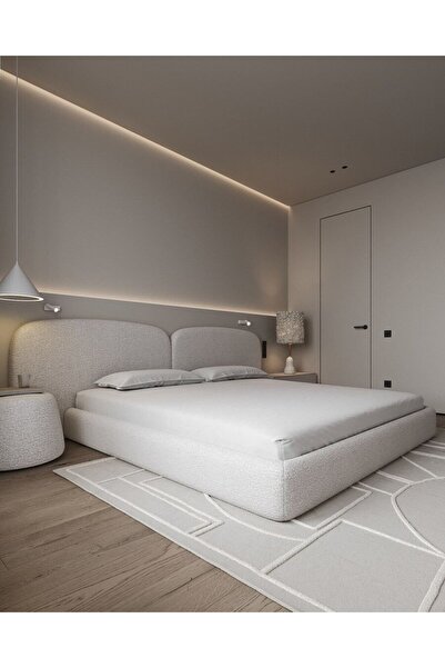 Abdo1996 Gondol Bouclé Beige Bed