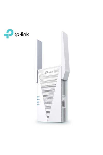 TP-LINK RE715X Range Extender, Dual-Band Wi-Fi 6, Up to 3 Gbps, Coverage 30 m2, White