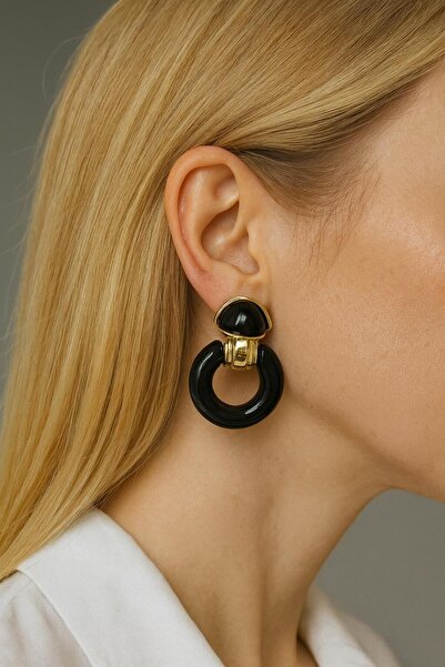 vina's atelier Vintage Colorful Hoop Earrings