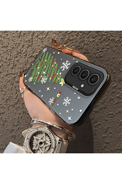 ucuc حافظة سامسونج جالاكسي إس 24 بلس المتوافقة مع نمط شجرة عيد الميلاد من الس...