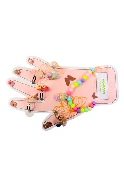 MEVEN Set Beauty Ring and Bracelet Set – 5 Rings + 1 Bracelet