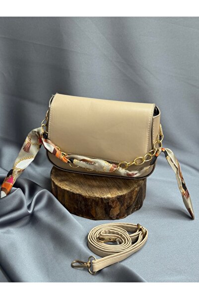 MİHRA STORE حقيبة يد نسائية إستينا ميني مع وشاح وحزام طويل قابل للتعديل لليد ...