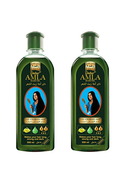 Amla Two 500ml bottles of Dabur hair oil