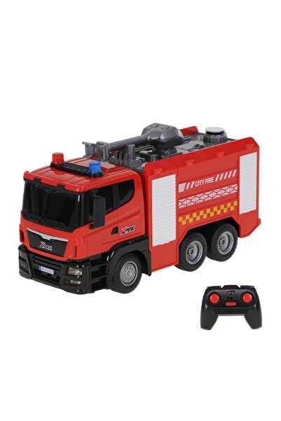 hak-iş oyuncak 6 Kanallı Uzaktan Kumandalı Hızlı Müdahale İtfaiye Tankeri - Su Atışlı Top