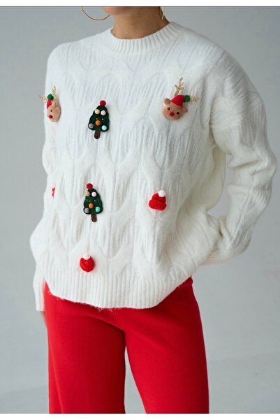 ALVWOMAN New Year Themed Sweater