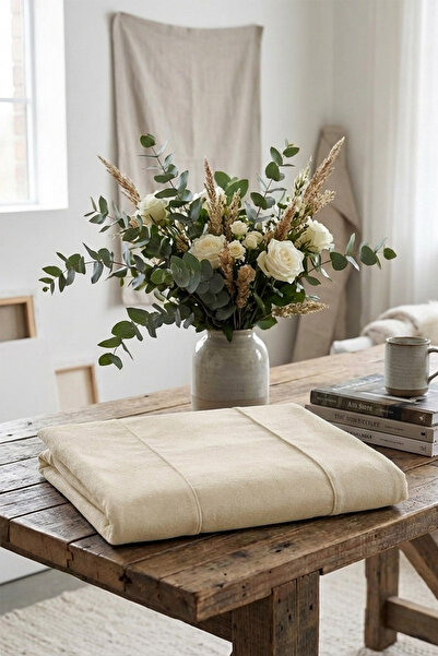 Mobpazar Başlık Kılıfı, Lavinya Yatak Başlık Kılıfı Krem