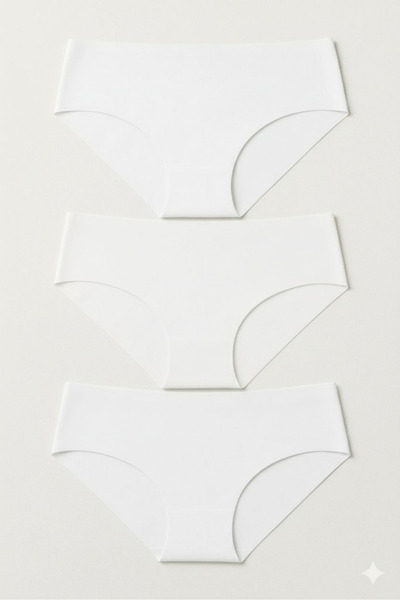 MILANOFOX Non-Marking Laser Cut 3-Piece Panties Set