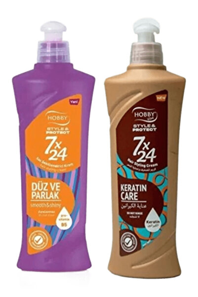 Hobby Two pieces: Hobby S&B Hair Styling Cream - Repair Care & Style Protect Smith Shiny Conditioner, 250ml