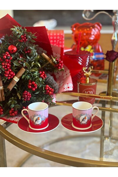 ACAR Cybil 2 Lı Kahve Fincan Takımı