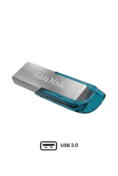 SanDisk قرص صلب Ultra Flair بسعة 128 جيجابايت، منفذ USB 3.0، سرعة قراءة 150 ميجابايت/ثانية