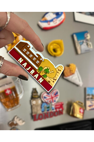 Magnet مغناطيس ثلاجة تذكاري نجران – تصميم تراثي يعكس هوية جنوب المملكة