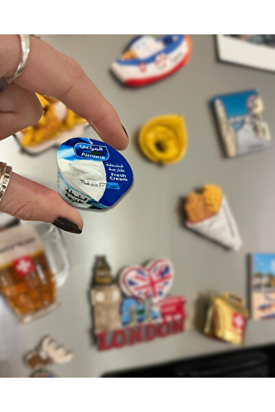 Magnet مغناطيس ثلاجة تذكاري قشطة المراعي – تصميم مميز لعشاق منتجات المراعي