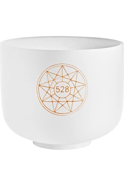 Meinl Sonic Energy SOLCSB8-528 Solfeggio 528 Hz / C5 Mi 528 Hz,8" Crystal Singing Bowl (Quartz)