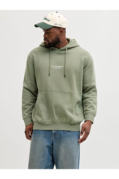 Jack & Jones Plus Kapuzenpullover Plus Size Gedruckt Kapuzenpullover