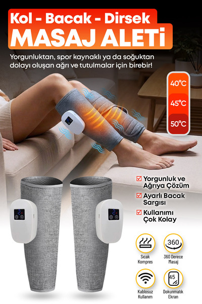 ŞARJLI KOL BACAK MASAJ ALETİ (1 ADET)