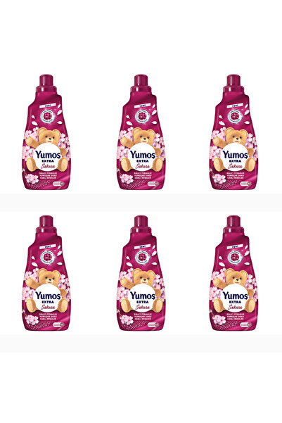 Yumoş Ekstra Konsantre Yumuşatıcı Sakura 60 Yıkama 1440 M x 6 Adet