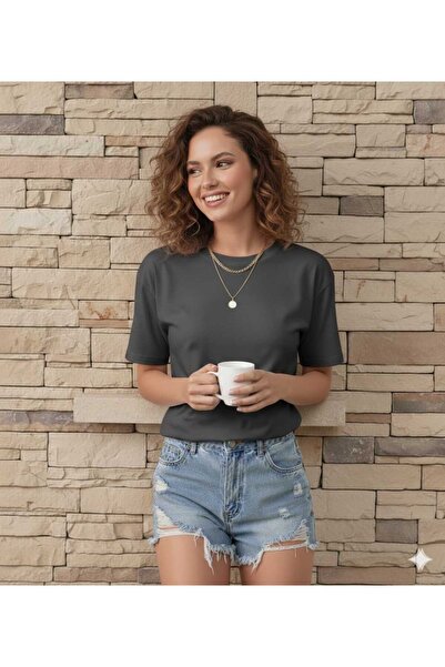 BW Bravely Wear تي شيرت نسائي سادة بدون طباعة