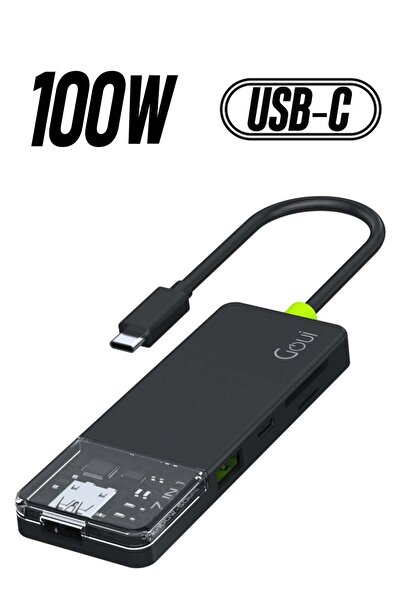 GOUİ Super Fast USB C Hub 7 in 1