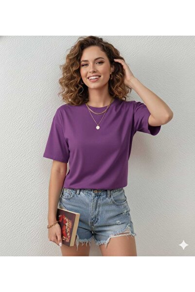 BW Bravely Wear ΓΥΝΑΙΚΕΙΟ ΑΠΛΟ ΜΗ ΤΥΠΟΥΜΕΝΟ ΒΑΣΙΚΟ T-SHIRT