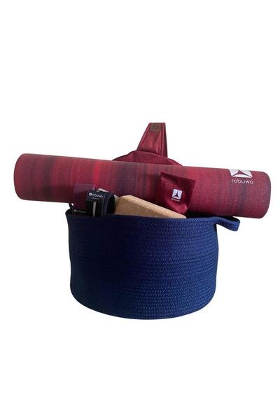 Rebuwo Yılbaşı Yoga & Meditasyon Sepeti Bordo Set